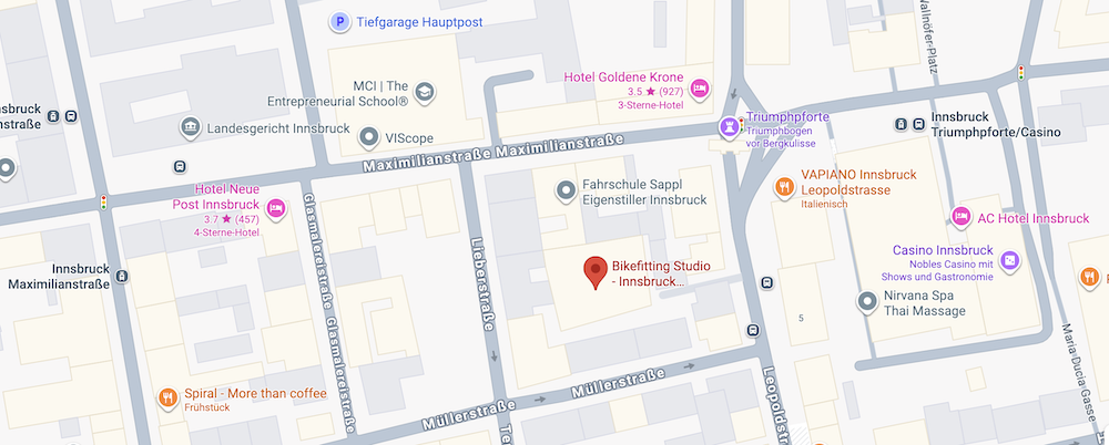 Bikefitting Studio Innsbruck